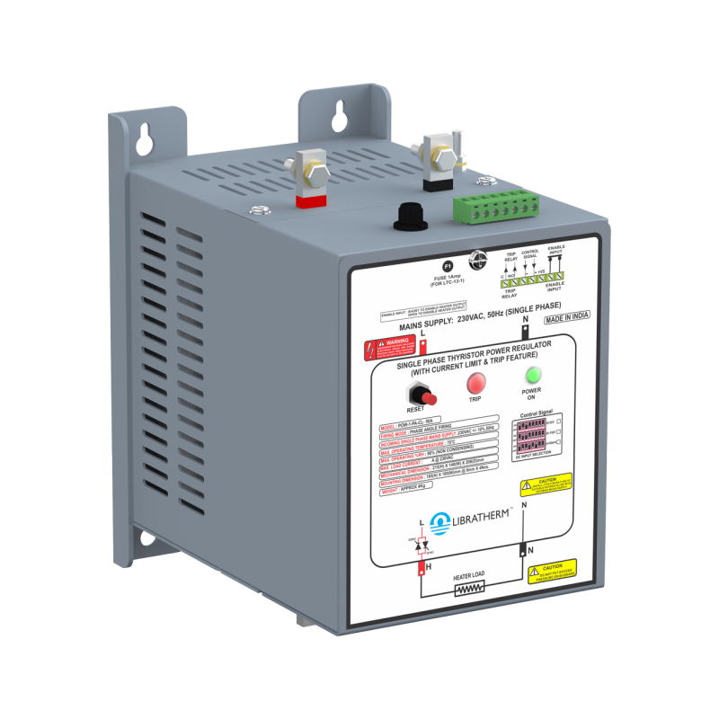 Single Phase Thyristor Power Controller – POW-1-PA-CL