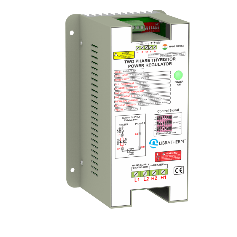 Two Phase Thyristor Power Controller – POW-2-PA